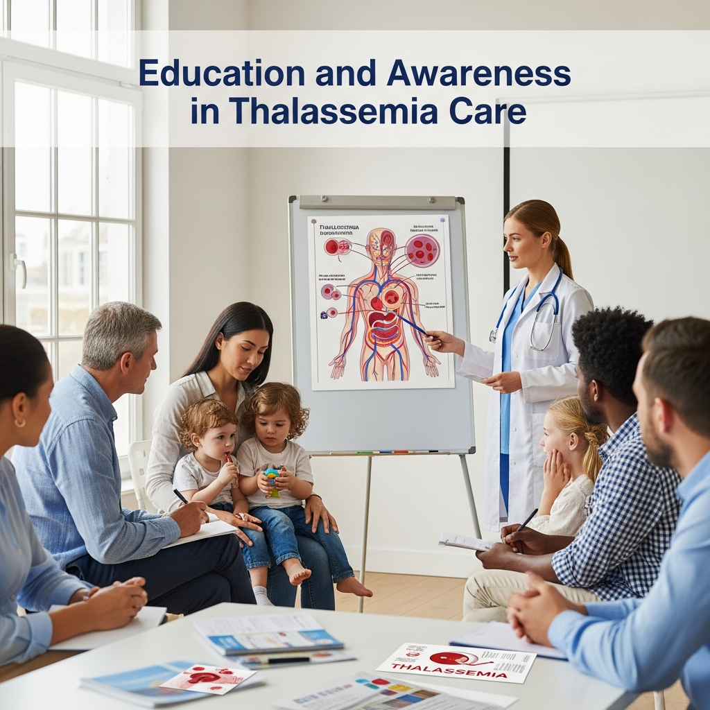 Education and awareness in thalassemia care