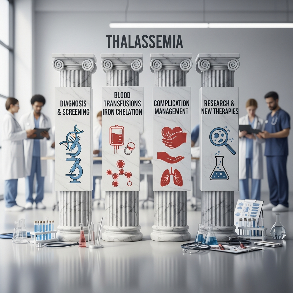 thalassemia care pillars