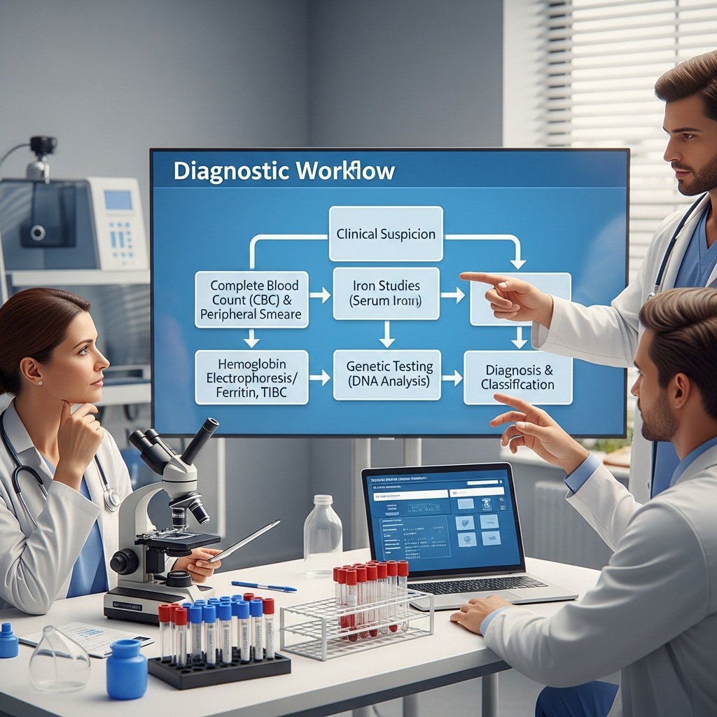 thalassemia diagnostic workflow
