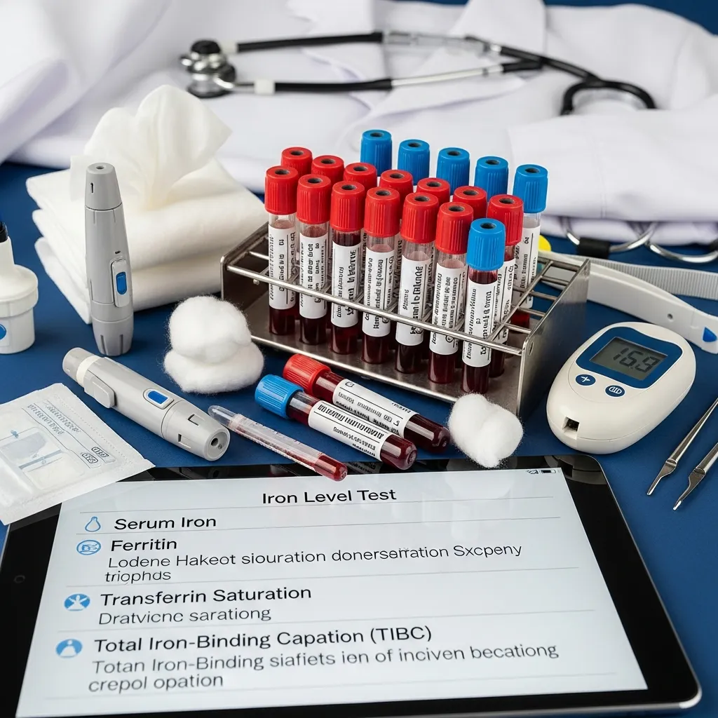Blood tests for iron levels