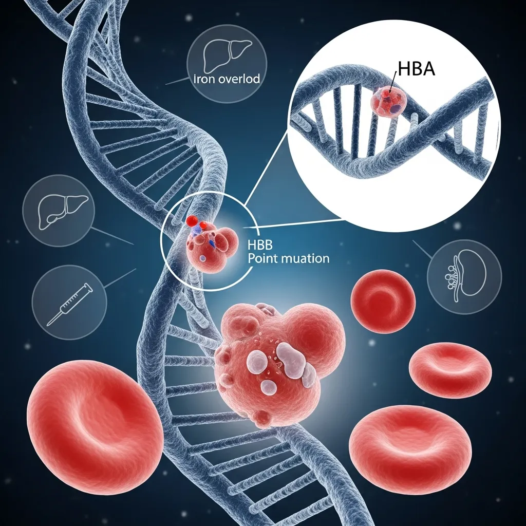 Genetic basis and health impact of thalassemia