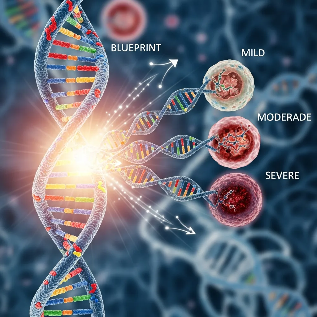 Genetic variation in thalassemia severity
