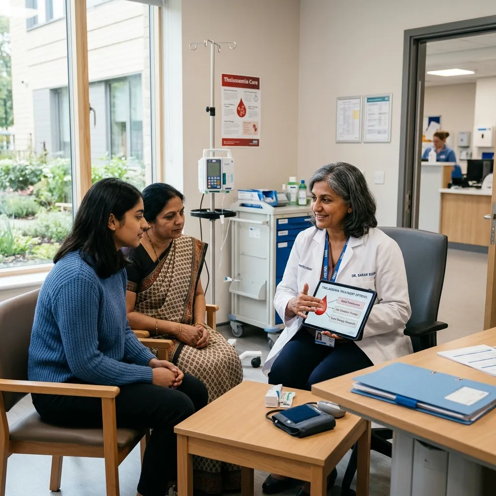 Comparing curative treatments for thalassemia