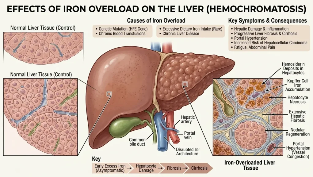 Iron Overload Liver Damage Iron Overload Liver Damage