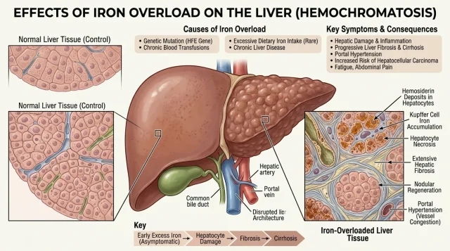 Iron Overload Liver Damage: Causes, Symptoms & Treatment Iron Overload Liver Damage